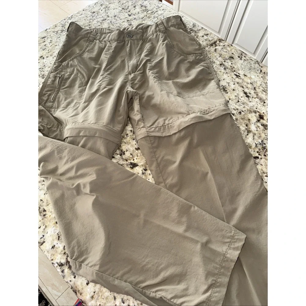 Army Green Sierra Pants Large Sierra Point Convertible Womens Worn Once 5327